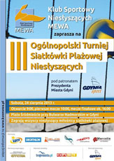 III Og&oacute;lnopolski Turniej Siatk&oacute;wki Plażowej Niesłyszących w Gdyni