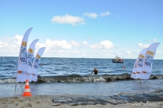 Vladimir Dyatchin jako drugi zameldował się na mecie BCT Gdynia Marathon, fot. Michał Kowalski