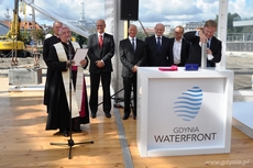 Uroczystość wmurowania kamienia węgielnego pod inwestycję Gdynia Waterfront, fot. Dorota Nelke