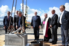 Uroczystość wmurowania kamienia węgielnego pod inwestycję Gdynia Waterfront, fot. Dorota Nelke