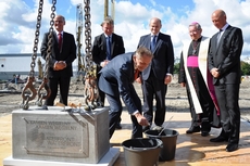 Uroczystość wmurowania kamienia węgielnego pod inwestycję Gdynia Waterfront, fot. Dorota Nelke