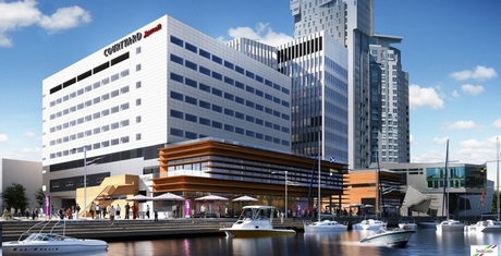 Projektowane budynki w ramach inwestycji Gdynia Waterfront