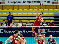 Mecz Niemcy - Rosja w Hali Sportowo-Widowiskowej Gdynia, fot. Dawid Linkowski