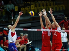Mecz Rosja - Bułgaria w Hali Sportowo-Widowiskowej Gdynia, fot. Dawid Linkowski