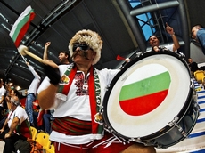 Bułgarski kibic, fot. Dawid Linkowski