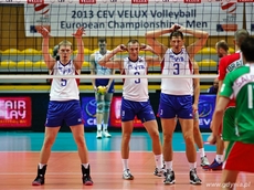 Mecz Rosja - Bułgaria w Hali Sportowo-Widowiskowej Gdynia, fot. Dawid Linkowski