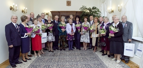 Pary świętujące 50-lecie pożycia małżeńskiego z godz. 13:00, fot. Marek Grabarz