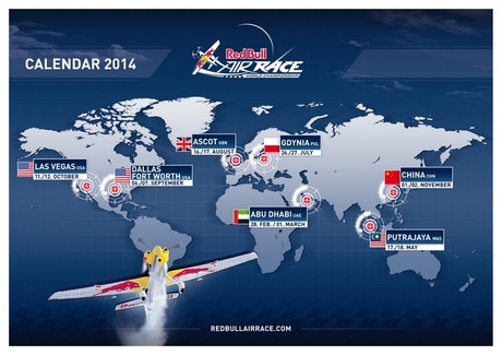 Kalendarz Wyścigów RED BULL AIR RACE 2014