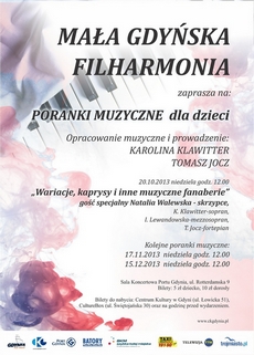 Poranki muzyczne dla dzieci
