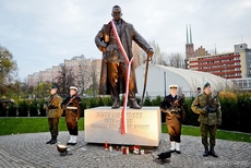 Odsłonięcie pomnika Marszałka Józefa Piłsudskiego, fot. Maciej Czarniak