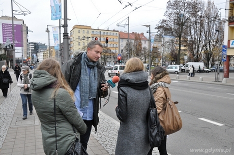 Gdynianie pozdrawiają bliskich na antenie Radia Gdańsk, fot. Michał Kowalski