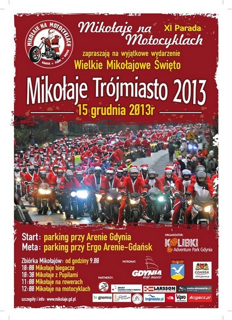 11. Mikołaje na motocyklach