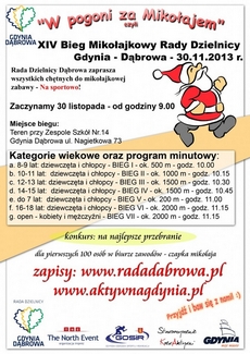 XVI Bieg Mikołajkowy na Dąbrowie