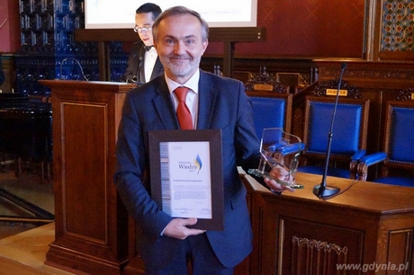Prezydent Wojciech Szczurek laureatem wyróżnienia Mecenas Wiedzy, fot. Fundacja Rozwoju Edukacji i Szkolnictwa Wyższego