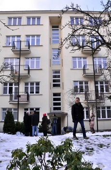 Zakończenie konserwacji kamienicy modernistycznej przy ul. Bema 5, fot. Krzysztof Romański
