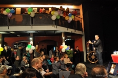 Licytacja w Teatrze Miejskim podczas 22. finału Wielkiej Orkiestry Świątecznej Pomocy, fot. Dorota Nelke