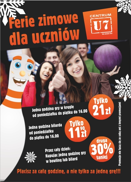 Ferie zimowe dla uczniów z U7