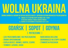 Wolna Ukraina - zbiórka darów dla Ukrainy