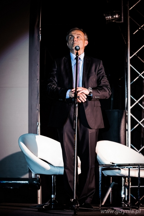 Prezydent Gdyni Wojciech Szczurek na Gali Urodzinowej w Gdynia Arena, fot. Dawid Linkowski