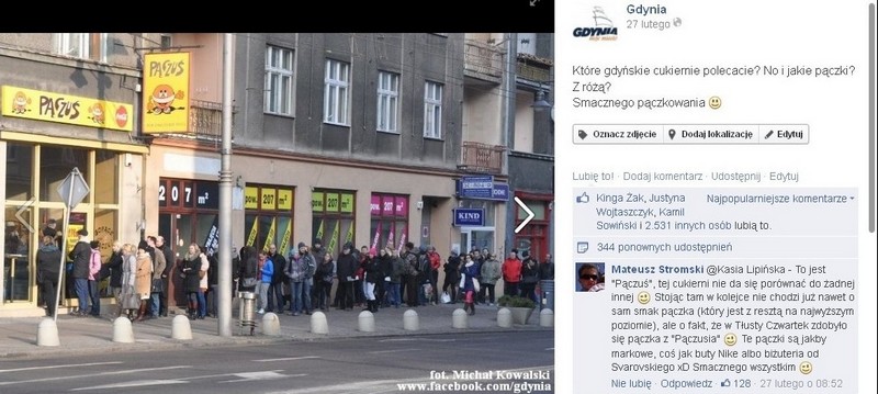 Gdyński profil na Facebooku - jeden z najpopularniejszych postów
