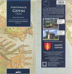 Okładka publikacji „Fortyfikacje Gdyni i okolic - mapa turystyczna