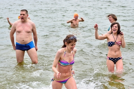 Neptun ochrzcił gdyńskie Morsy, fot. Maciej Czarniak