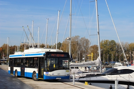 Trolejbus z napędem dodatkowym, fot. Michał Stodolski / PKT Gdynia