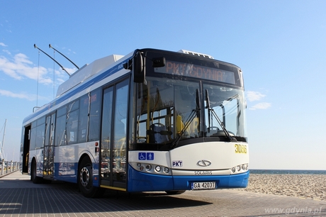 Trolejbus z napędem dodatkowym, fot. Michał Stodolski / PKT Gdynia