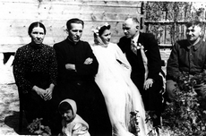 Młody Hilary Jastak z rodziną - rok 1938