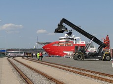 Terminal intermodalny w Karlskronie