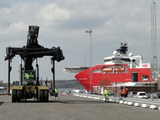 Terminal intermodalny w Karlskronie
