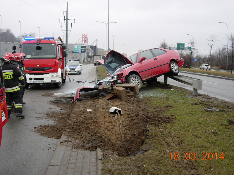 Groźny wypadek drogowy
