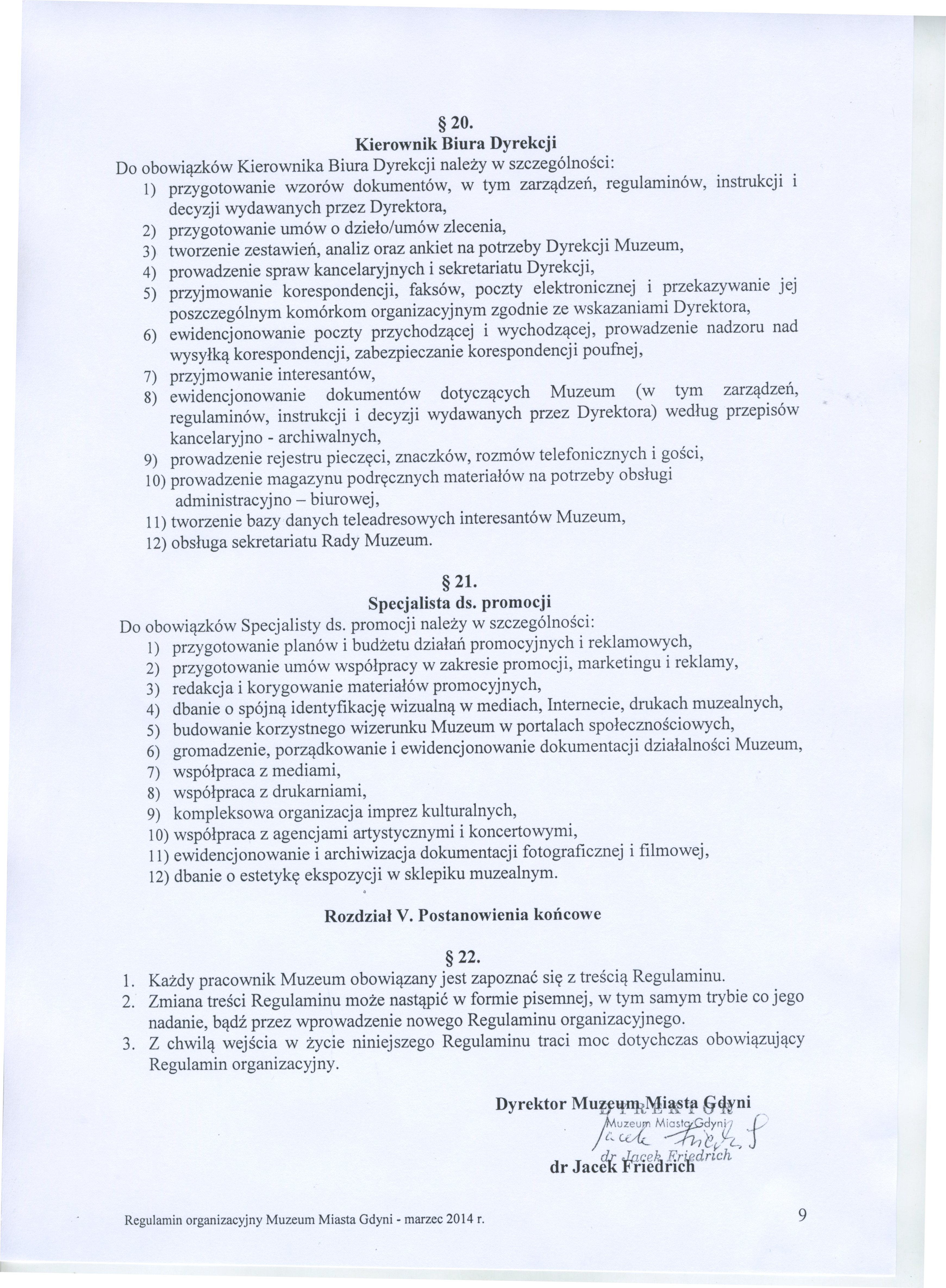 Zarządzenie Nr 62014-10