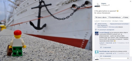Jeden z najpopularniejszych postów z ostatnich tygodni na Gdyńskim profilu na Facebooku