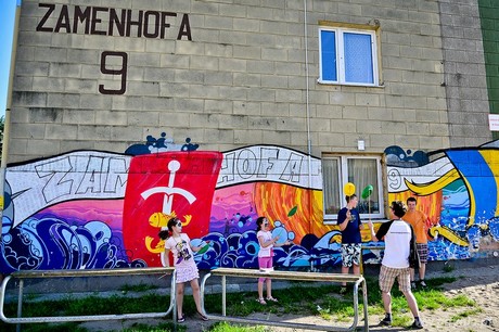 Najlepsi sąsiedzi z Opata i Zamenhofa świętowali, fot. Maciej Czarniak
