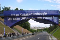 Trasa Kwiatkowskiego przed otwarciem - fot. Sylwia Szumielewicz