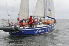 „Barlovento II” wyruszył z Gdyni pobić światowy rekord, fot. Tadeusz Lademann