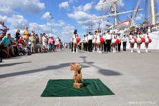 Wmurowanie tablicy „Celebrity Eclipse” w Alei Statków Pasażerskich w Gdyni / fot. Dorota Nelke