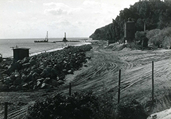 Początek budowy Bulwaru Nadmorskiego ok. 1960/ Fot. Archiwum Muzeum Miasta Gdyni