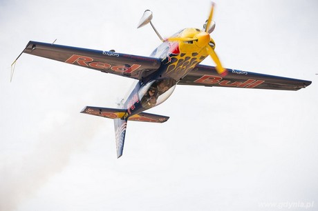 Edge 540, którym Chambliss wozi swoich gości, fot. Andreas Langreiter/Red Bull Content Pool