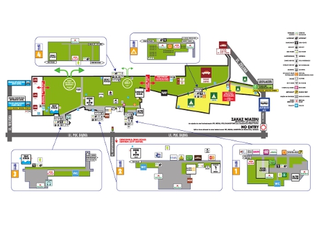Mapa terenu festiwalu
