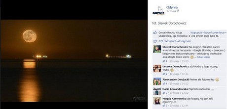 Jeden z najpopularniejszych postów z ostatnich tygodni na Gdyńskim profilu na Facebooku