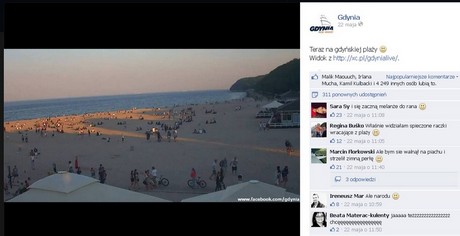 Jeden z najpopularniejszych postów z ostatnich tygodni na Gdyńskim profilu na Facebooku