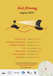 Klub Filmowy - repertuar - sierpień 2014