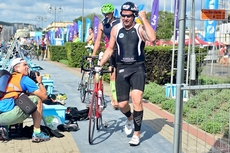 Tomasz Karolak na Herbalife Triathlon Gdynia 2014, fot. Tomasz Lenik