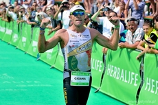 Massimo Cigana na Herbalife Triathlon Gdynia 2014, fot. Tomasz Lenik