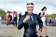 Iwona Guzowska na Herbalife Triathlon Gdynia 2014, fot. Tomasz Lenik
