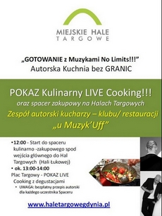 Kuchnia bez granic - czyli Muzycy gotują na Hali Targowej