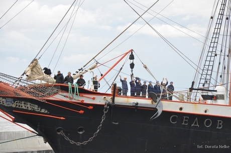 Rosyjski żaglowiec Sedov wpływa do Gdyni, fot. Dorota Nelke