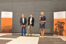 Wyremontowany Dworzec Morski w Gdyni odwiedziła Minister Kultury i Dziedzictwa Narodowego, Małgorzata Omilanowska